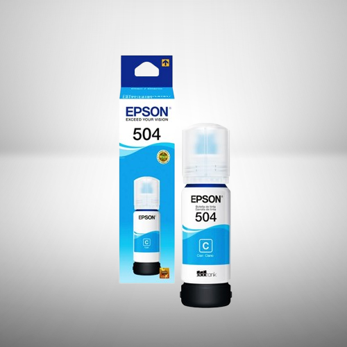 BOTELLA DE TINTA EPSON ECOFIT COLOR CYAN T504