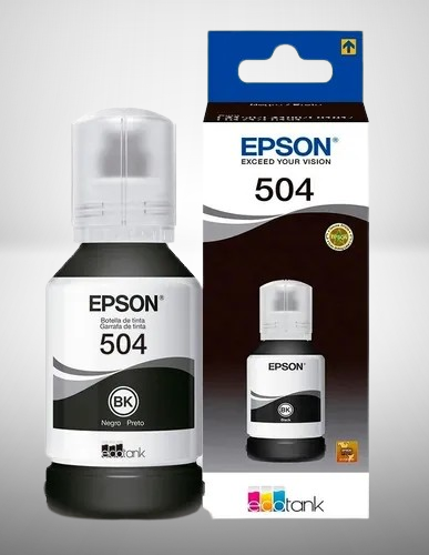 BOTELLA DE TINTA EPSON ECOFIT COLOR BLACK T504